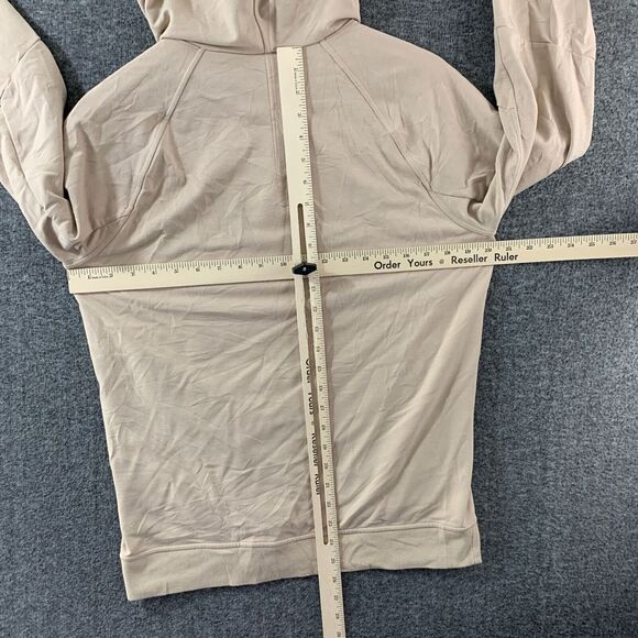 Lululemon City Sweat Pullover Hoodie Men Small Performance Casual Beige - Picture 7 of 10